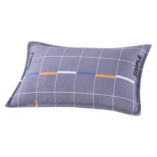 全棉枕套ins风家用48x74cm一对装40*60整头套单个人100纯棉枕头套