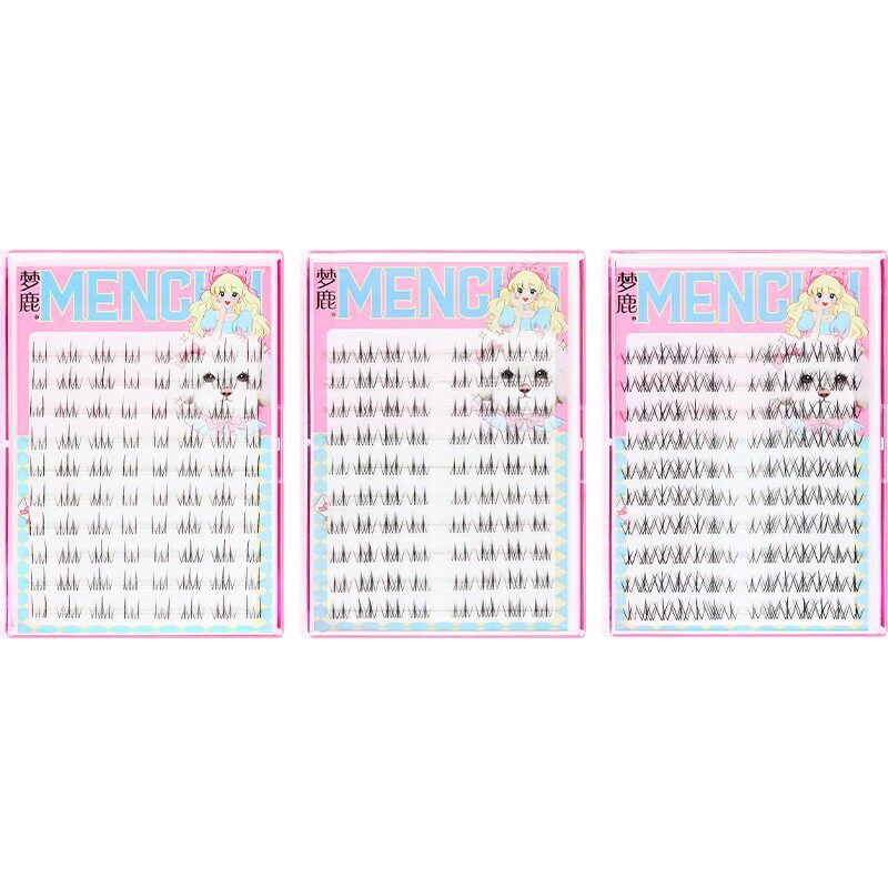 梦鹿女主角/双尖/清欢假睫毛超自然浓密化妆师专用新手单簇