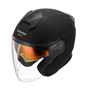 MOTORAX摩雷士S30半盔摩托车头盔四分之三盔3/4踏板电动男女双镜