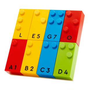 LEGO乐高积木Braille Bricks拼砌包30711玩乐盲文点字入门玩具