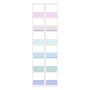 杰利索引贴标签贴纸分类指示书签便利贴学生用小条标记透明可书写纸质小便签贴彩色荧光贴粘性强莫兰迪引索贴