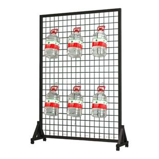 书画展方格网展示架幼儿园户外美工铁丝网收纳移动大气饰品展示架