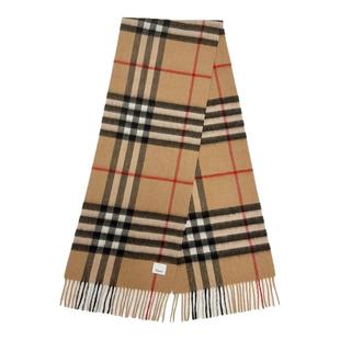 高档经典格纹羊绒围巾披肩女款羊毛2026新款男英伦格子围巾高级感