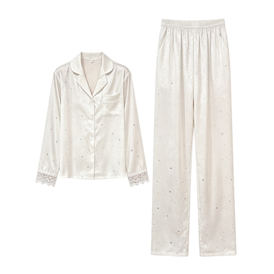 猫人冰丝睡衣女2026新款春夏季真丝柔软甜美宽松可外穿家居服礼盒