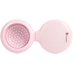 翻盖式折叠按摩梳子少女气囊梳子迷你随身便携美发梳镜子化妆两用