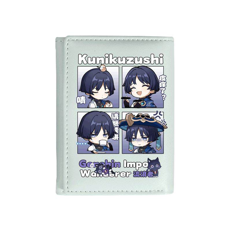 中原神农二次元短款女学生钱包