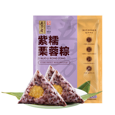 五芳斋紫糯栗蓉嘉兴特产真空早餐