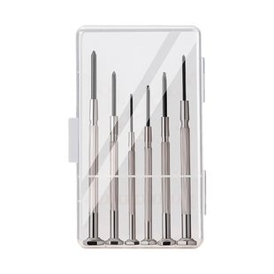 得力钟表螺丝刀套装手机电脑眼镜维修拆机工具迷你螺丝批小型起子