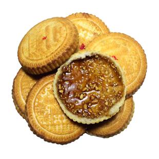 乡宁空心月饼山西特产红糖核桃仁芝麻网红纯手工中秋节面食送礼品