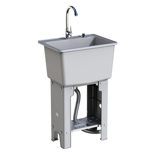 洗衣池阳台家用塑料洗水池水槽洗手盆带搓板室外洗衣槽池台盆一体