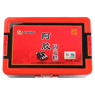 胶城阿胶糕正品官方旗舰店即食阿胶块非纯手工阿娇固元膏糕盒500g