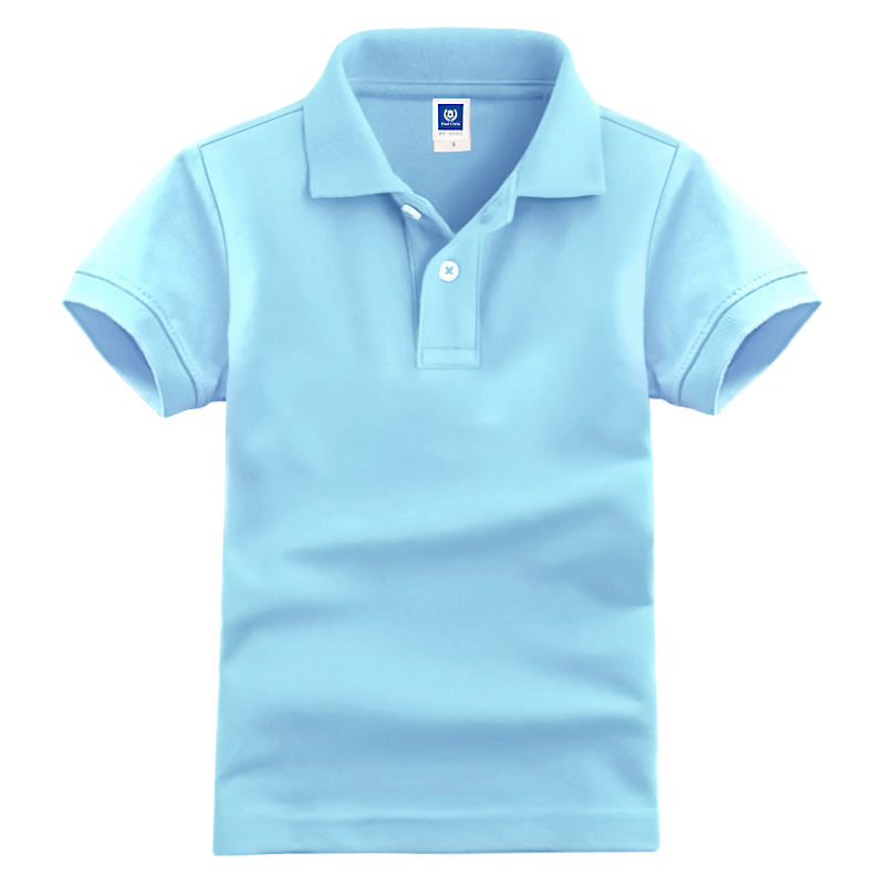 儿童短袖polo衫毕业校服班服