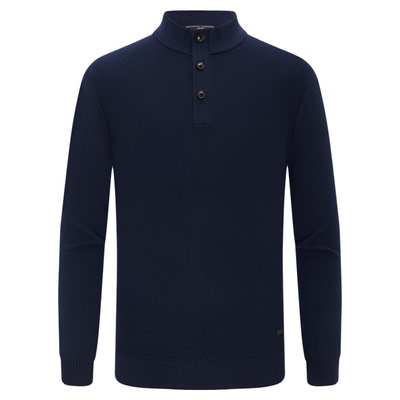 EMZ鄂尔多斯【丝光澳毛】25秋冬新款老钱风纯羊毛针织毛衣男