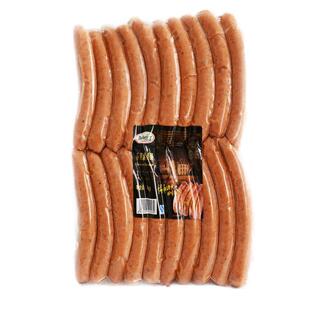 百倍德乔里索香肠20根德国德式肠商用家用烤肠烧烤肉粒多汁营养餐