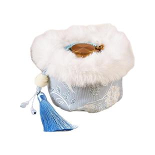 锦贵人古风汤婆子布套手炉布袋手工国风烫婆子捂子汤婆布套暖手炉