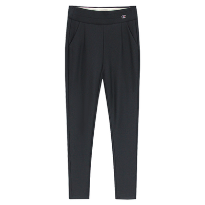 驼绒棉裤女外穿加绒加厚直筒裤子