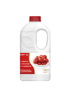 蒙牛酸奶原味红枣酸奶大桶装1KG桶大瓶家庭装益生菌风味发酵乳