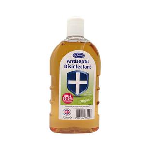 英国进口Dr johnsons消毒清洁液抗菌99.9%家用清洁杀菌原味500ml