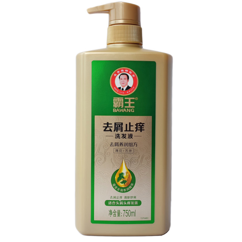 霸王苦参去屑止痒薄荷油头洗发水