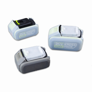 worx威克士电池保护套大脚板20V锂电防尘防水防摔卡胜通用WA3016