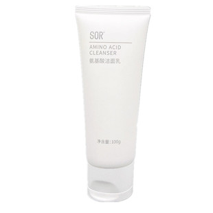 SOR索尔氨基酸洁面乳温和深层清洁洗面奶无皂基保湿补水