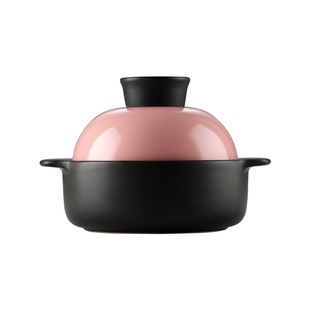 多美然韩式迷你1升小砂锅家用明火宝宝陶瓷锅燃气单人小号1人砂锅