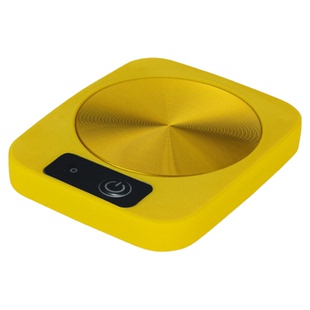 网红新款220USB欧洲美110v恒温杯礼盒加热杯垫金属面板55度暖暖杯