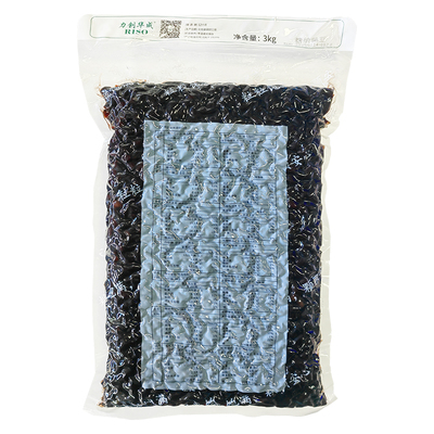 力创华成糖纳黑豆3kg刨冰蜜豆