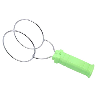 儿童发光手摇磁力轨道魔术UU球圆魔力飞转磁铁悠悠球炫彩陀螺玩具