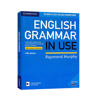 新版【附答案电子版】English Grammar in Use Book第五版 剑桥英语语法初级中级高级实用大学英语语法大全手册自学教材词典工具书