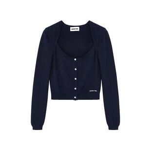 【SALE】【SHUSHUTONG】蕾虎时尚百搭坎肩针织开衫秋冬女装上衣