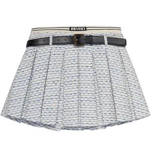 REVAN芮范设计师款高级感小香风百褶短裙RN71501162