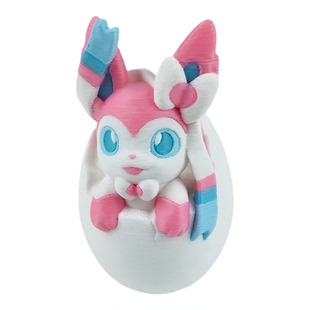 伊布手办仙子伊布月亮伊布手办桌面摆件口袋妖怪宝可梦周边3D打印