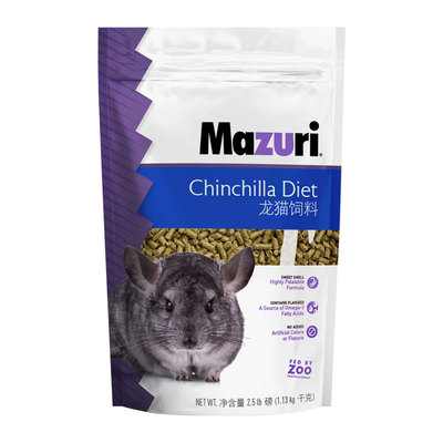 马祖瑞龙猫粮食 龙猫主粮 美国进口原装Mazuri龙猫粮 新日期！