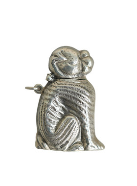 小众纯银盒子油画风动物元素吊坠