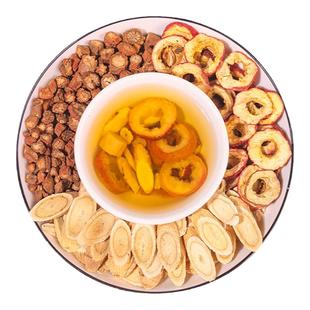 黄芪丹参山楂中药材正品泡水喝养心茶山楂干黄氏片三通茶独立包装