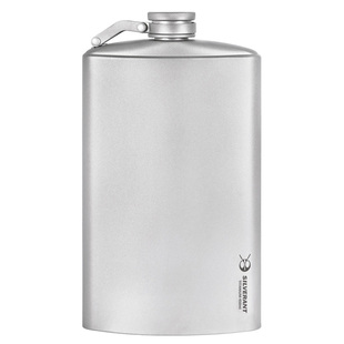 银蚁纯钛酒壶户外便携随身酒杯钛金属不生锈钛酒瓶可装高度酒具