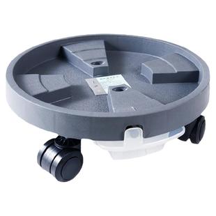 花博士加厚钢化树脂带抽屉花盆移动托盘园艺接水托盘万向带轮花托