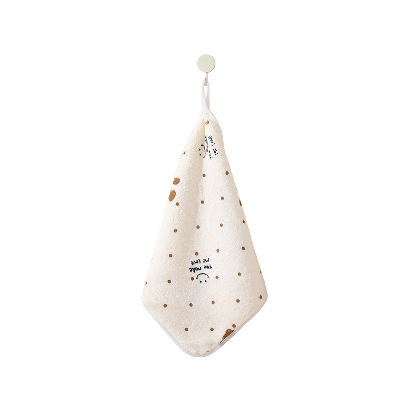 擦手巾小毛巾可挂式厨房擦水方巾柔软男女儿童可爱手帕卫生间家用