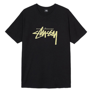 现货 Stussy 斯图西经典logo印花纯棉宽松情侣短袖T恤个性男女潮