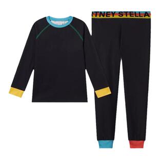 4z现货Stella童装24秋冬儿童睡衣家居服套装滑雪速干套装