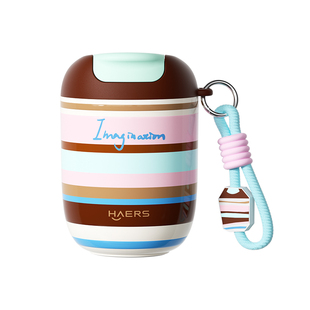 哈尔斯保温杯女生高颜值外出携带咖啡随行杯小巧便携水杯子办公室