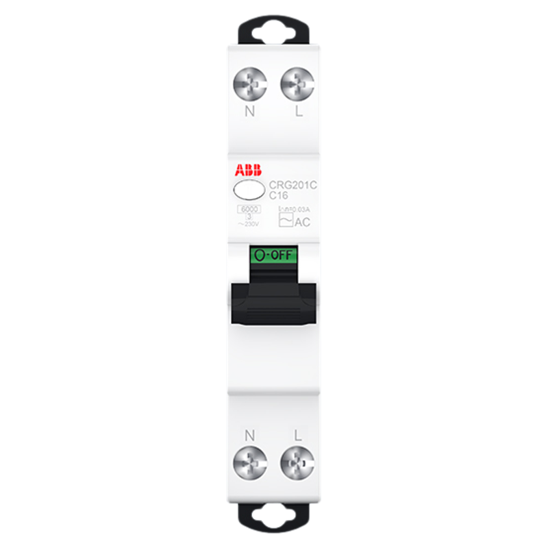 ABB空气开关带漏电保护器一体紧凑型家用1P+N/2P断路器旗舰店正品