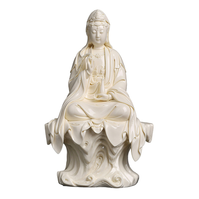 陶瓷杨柳观世音菩萨家用供奉摆件