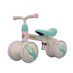BDuck小黄鸭平衡车儿童无脚踏1岁3小孩四轮婴幼儿宝宝扭扭滑行车2