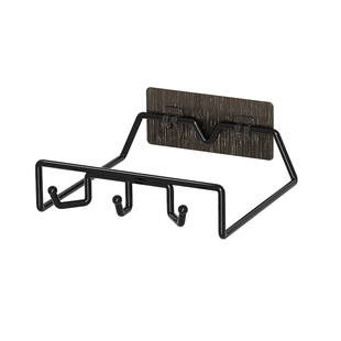 可折叠卫生间置物架免打孔浴室脸盆挂钩壁挂式盆子收纳架挂盆神器