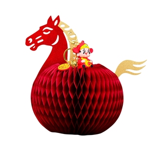 2026马年摆件装饰品新年布置春节新款大号生肖马喜庆桌面福字摆饰