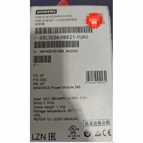 询价-6SL32240BE211UA0