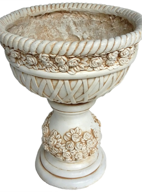 工艺欧式风雕塑实用花盆装饰品