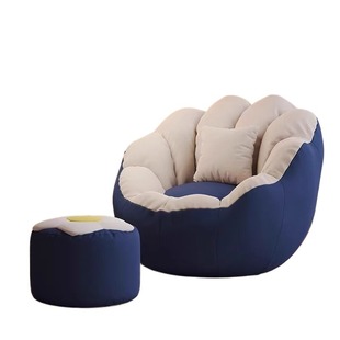 躺椅沙发可躺可睡卧室单人小沙发阳台休闲坐墩榻榻米人类狗窝懒人